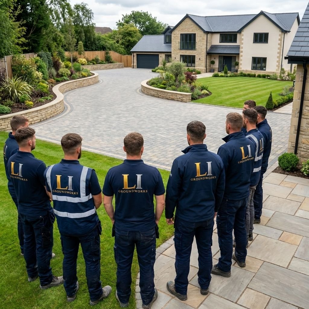 LI Groundworks driveway contractors in Preston
